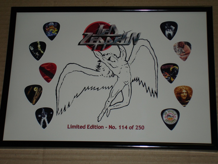 LED ZEPPELIN Rare Limited Edition Band Guitar Picks of Only 250
